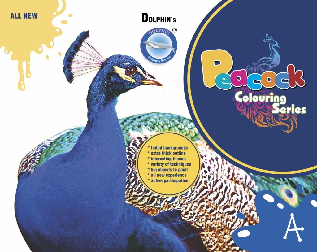 peacock colouring book